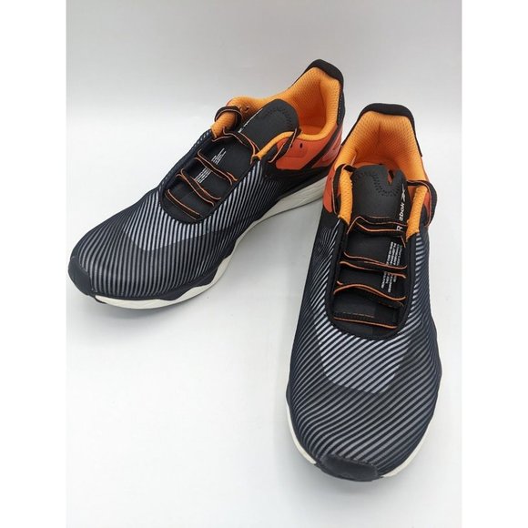Reebok Men's Floatride Panthea Running Shoes Size 8 FU8084 Unisex Orange BLK NEW - Picture 4 of 6